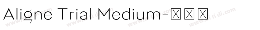 Aligne Trial Medium字体转换 Aligne Trial Medium字体转换